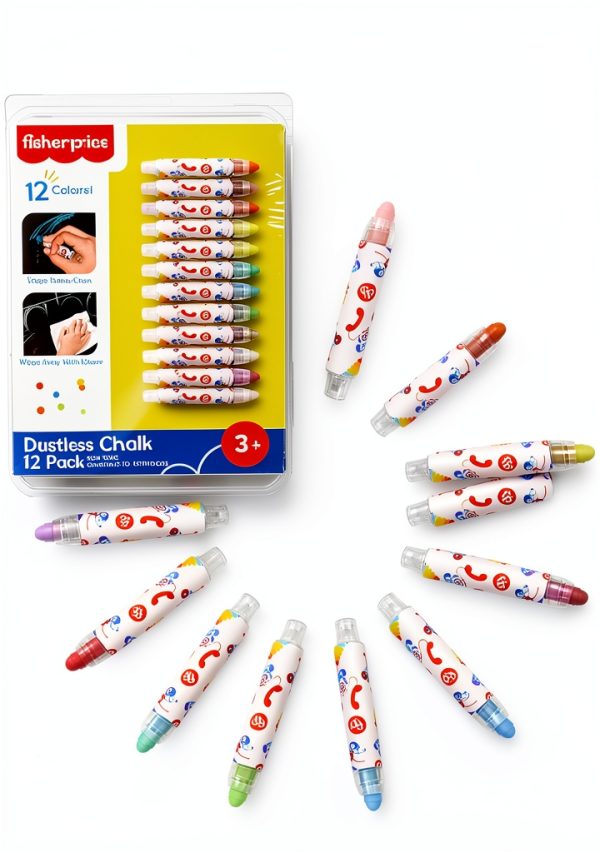 Kids Drawing Chalk Sunny Days 12 Colors Mess Free-0