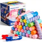 Jar Melo Jumbo Sidewalk Chalk Rainbow Kids Drawing Set-0