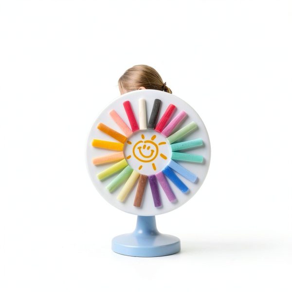 SMALL FISH Jumbo Sidewalk Chalk Set 200 Washable Colors-5