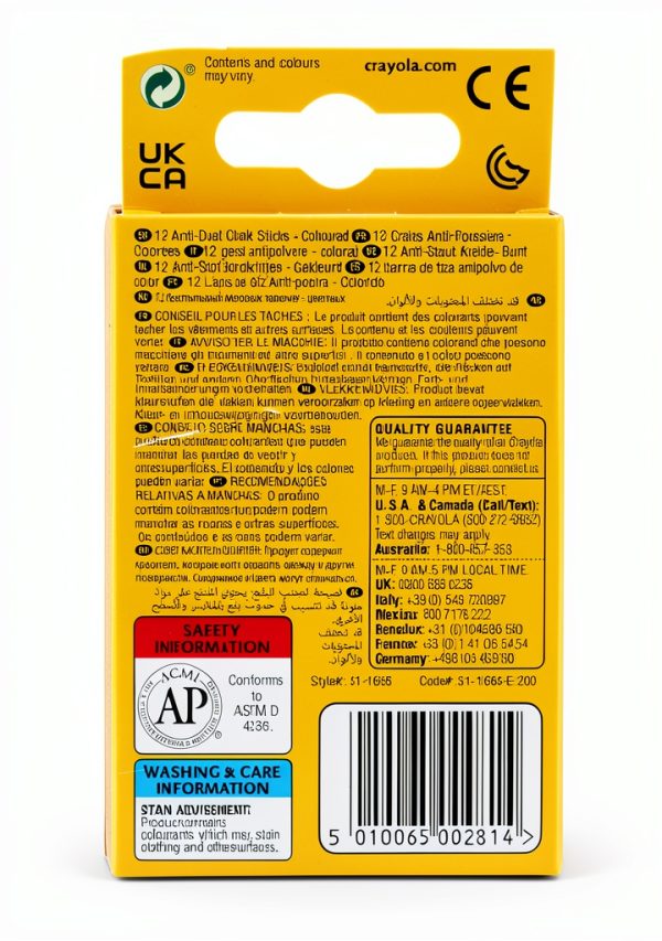 Crayola Colored Chalks Non Toxic Kids Drawing Art Supplies-1