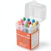 Zhenbuco Dustless Chalk 12 Colors Twistable Holder Kids Art-1