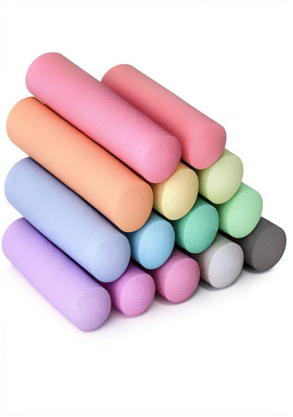 Feela Sidewalk Chalk 168 Pack Kids Drawing Colors Outdoor-1