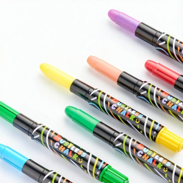 Jar Melo Kids Drawing Chalk Dustless Washable Multicolor-4