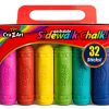 Cra-Z-Art Sidewalk Chalk 32 Pieces Non-Toxic Kids Outdoor-1