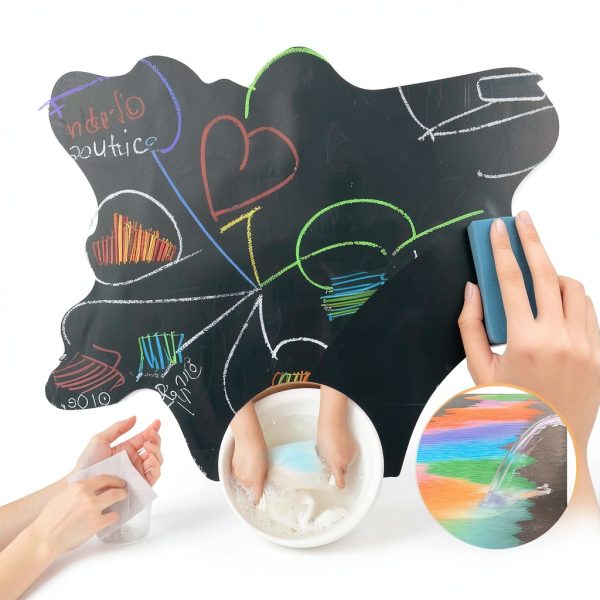 VEESA Kids Drawing Chalks Washable Non Toxic Outdoor Fun-5