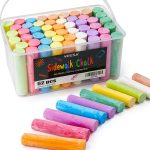 VEESA Kids Drawing Chalks Washable Non Toxic Outdoor Fun-0