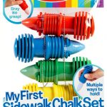 Melissa Doug Kids Drawing Chalk Set with Holders-0