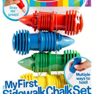 Melissa Doug Kids Drawing Chalk Set with Holders-0
