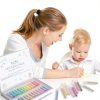 Heyoxista Kids Drawing Chalks Dustless Multicolor 72 Pack-8