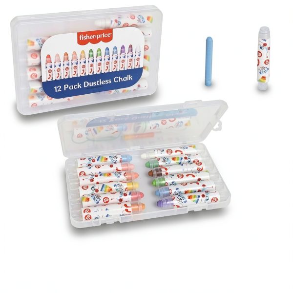 Kids Drawing Chalk Sunny Days 12 Colors Mess Free-4