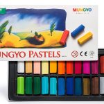 Non Toxic Soft Pastel Set 24 Colors Square Chalk Artists-0