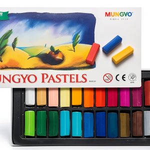 Non Toxic Soft Pastel Set 24 Colors Square Chalk Artists-0