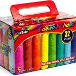 Cra-Z-Art Sidewalk Chalk 32 Pieces Non-Toxic Kids Outdoor-0