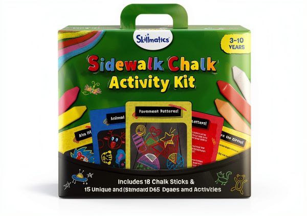 Skillmatics Sidewalk Chalk Activity Kit Outdoor Fun Kids-0