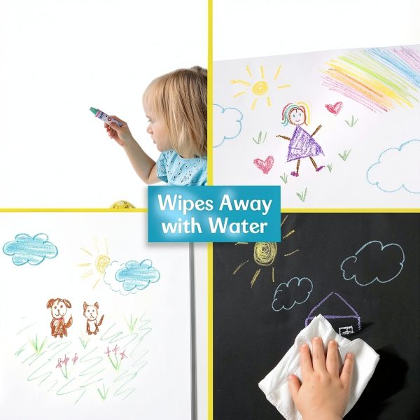 Kids Drawing Chalk Sunny Days 12 Colors Mess Free-2