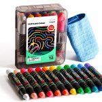 Jar Melo Kids Drawing Chalk Dustless Washable Multicolor-0