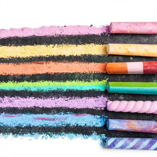 Jar Melo Jumbo Sidewalk Chalk Rainbow Kids Drawing Set-3