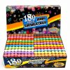 JASNKKONT Kids Drawing Chalks 180 Set Washable Non-Toxic-0