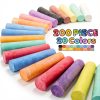 SMALL FISH Jumbo Sidewalk Chalk Set 200 Washable Colors-1