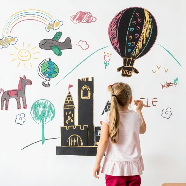 Joyin Washable Chalk Set 24 Pieces Kids Outdoor Drawing-5