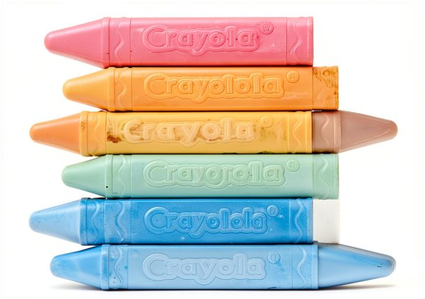 Crayola Outdoor Chalk 12ct Washable Antiroll Kids Art-1