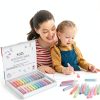 Heyoxista Kids Drawing Chalks Dustless Multicolor 72 Pack-1