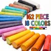 JASNKKONT Kids Drawing Chalk 162 Count Non-Toxic Outdoor Fun-1