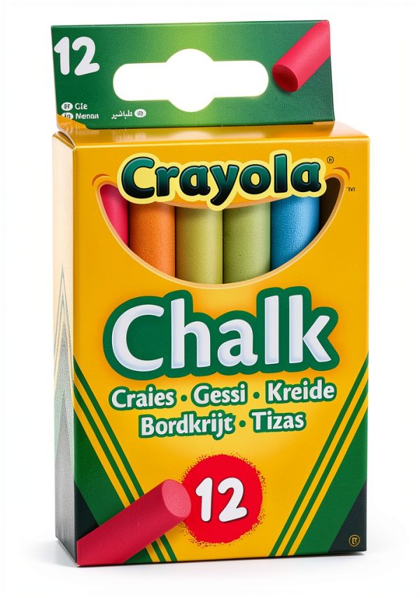 Crayola Colored Chalks Non Toxic Kids Drawing Art Supplies-0
