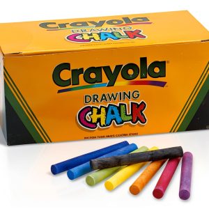Crayola Drawing Chalk Assorted Colors Kids Art Supplies-0