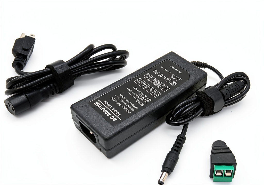 ADRESUNO 5V LED power supply installed behind a TV console