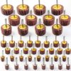44 Pack 7 80 Grit 1 4 Abrasive Flap Wheel Set Tonmp Oxide-0