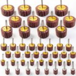 44 Pack 7 80 Grit 1 4 Abrasive Flap Wheel Set Tonmp Oxide-0