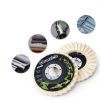 4-1/2" x 7/8" Felt Flap Disc abrasticle 5 Pack for Angle Grinder-3
