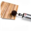 5PCS Spherical Sandpaper Flap Wheel 6mm(1/4") Shank 60-120 Grit Abrasive Rotary Tool Accessories for Polishing Ball Shape-5
