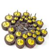 44 Pack 7 80 Grit 1 4 Abrasive Flap Wheel Set Tonmp Oxide-5