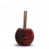 5PCS Spherical Sandpaper Flap Wheel 6mm(1/4") Shank 60-120 Grit Abrasive Rotary Tool Accessories for Polishing Ball Shape-1