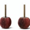 5PCS Spherical Sandpaper Flap Wheel 6mm(1/4") Shank 60-120 Grit Abrasive Rotary Tool Accessories for Polishing Ball Shape-2
