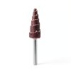 TSV 60Pcs Cone Shape Abrasive Flap Wheels, 1/8" Shank Sandpaper Grinding Heads, 80-600 Grits Flap Wheel Sander for Drill, Die Grinder-2