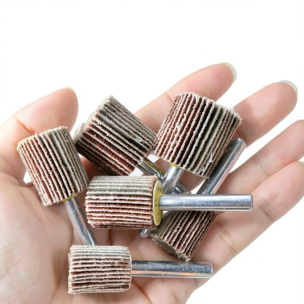 44 Pack 7 80 Grit 1 4 Abrasive Flap Wheel Set Tonmp Oxide-3