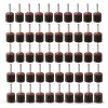 Abrasive Flap Wheel 50 Pack 1/4" Shank 1" Aluminum Oxide - Mixiflor-0