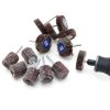 AUTOTOOLHOME 20PCS Abrasive Flap Wheel Sander 80 Grit 1/8" Shank Diameter 32mm 3/8" Thick and 1" Abrasive Sandpaper Flap Sanding Wheel Grinding Head Rotary Tool for Grinding and Polishing-1