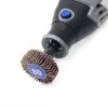 AUTOTOOLHOME 20PCS Abrasive Flap Wheel Sander 80 Grit 1/8" Shank Diameter 32mm 3/8" Thick and 1" Abrasive Sandpaper Flap Sanding Wheel Grinding Head Rotary Tool for Grinding and Polishing-4