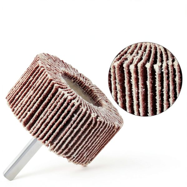 Abrasive Flap Wheel 50 Pack 1/4" Shank 1" Aluminum Oxide - Mixiflor-3